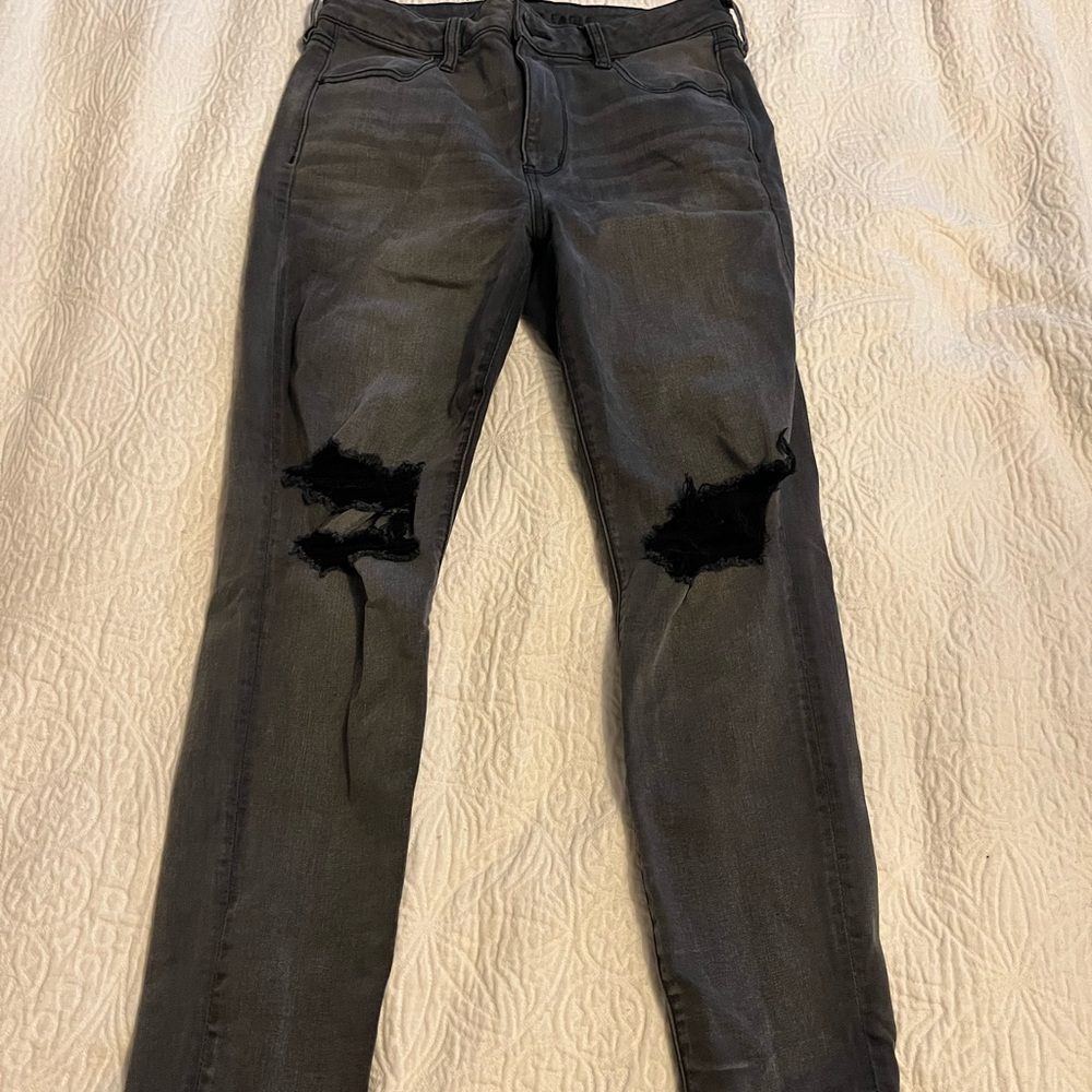 Gray American Eagle Jeans